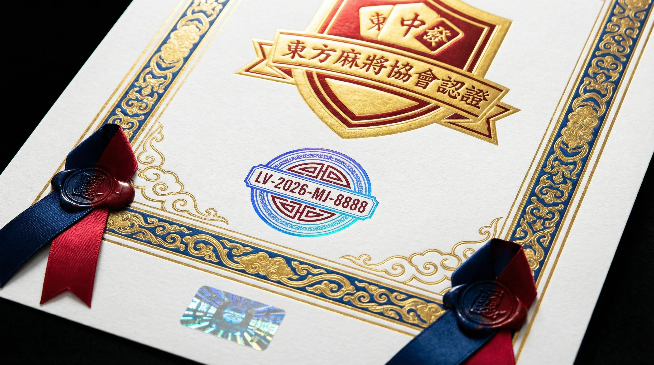 東方麻将协会官方认证牌照